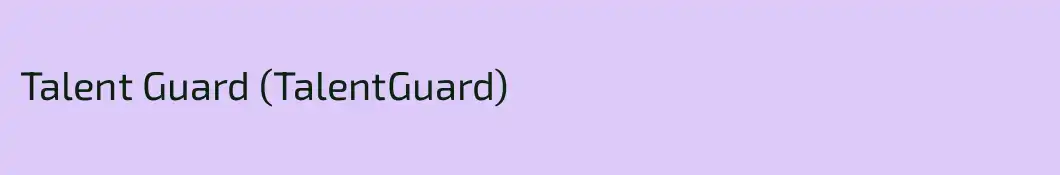 Talent Guard (TalentGuard)